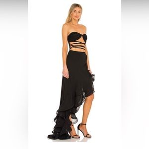 X Revolve Savanna Noir Gown Bronx & Banco